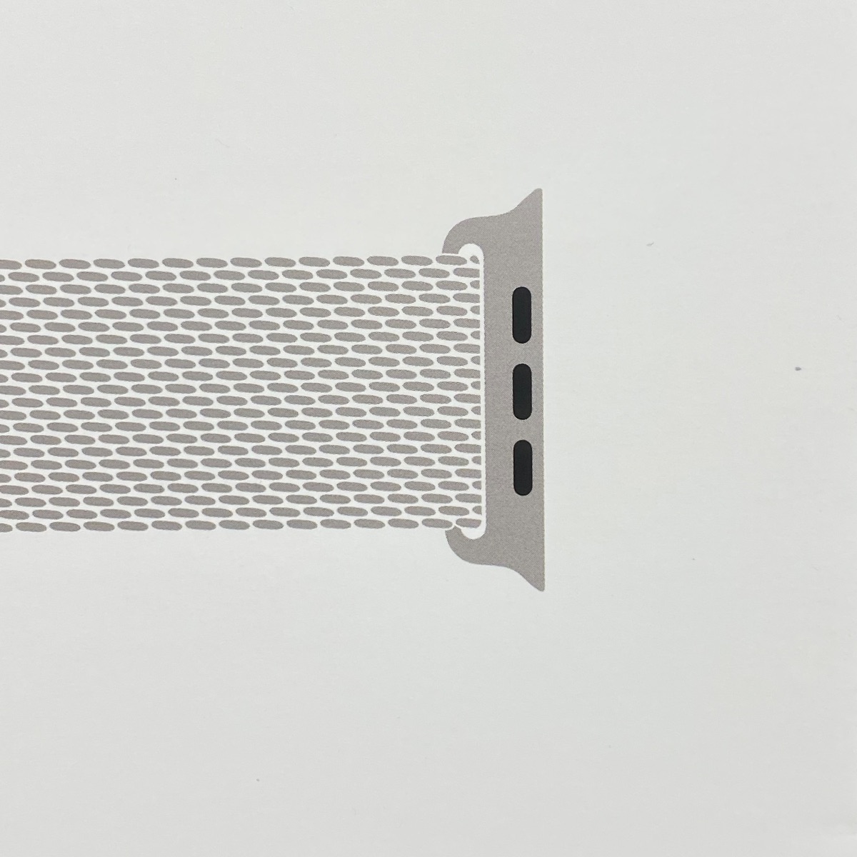 Apple Watch Ultra Strap 49mm Natural Titanium Milanese Loop L Large Original MGHQ4ZM/A 195950659443 Apple Watch Ultra Strap 49mm Natural Titanium Milanese Loop L Large Original MGHQ4ZM/A 195950659443