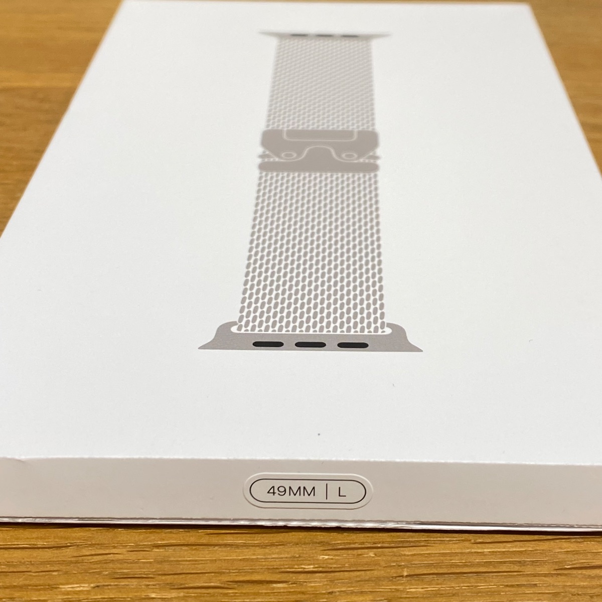 Apple Watch Ultra Strap 49mm Natural Titanium Milanese Loop L Large Original MGHQ4ZM/A 195950659443 Apple Watch Ultra Strap 49mm Natural Titanium Milanese Loop L Large Original MGHQ4ZM/A 195950659443