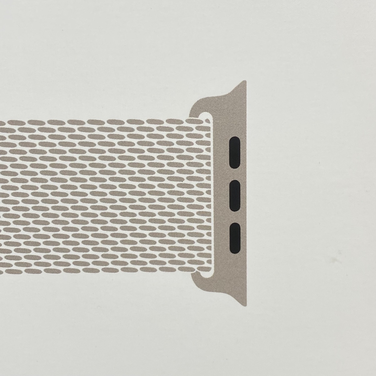 Apple Watch Ultra Strap 49mm Natural Titanium Milanese Loop M Medium Original mghp4zm/a 195950659412 Apple Watch Ultra Strap 49mm Natural Titanium Milanese Loop M Medium Original mghp4zm/a 195950659412