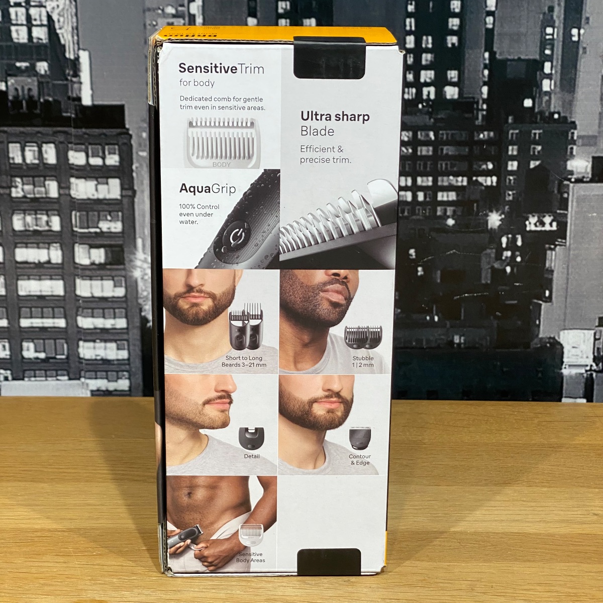 Braun All in One Series 5 7-in-1 Trimmer Face Body Aqua Grip Sensitive Origin AIO5520 8700216429733