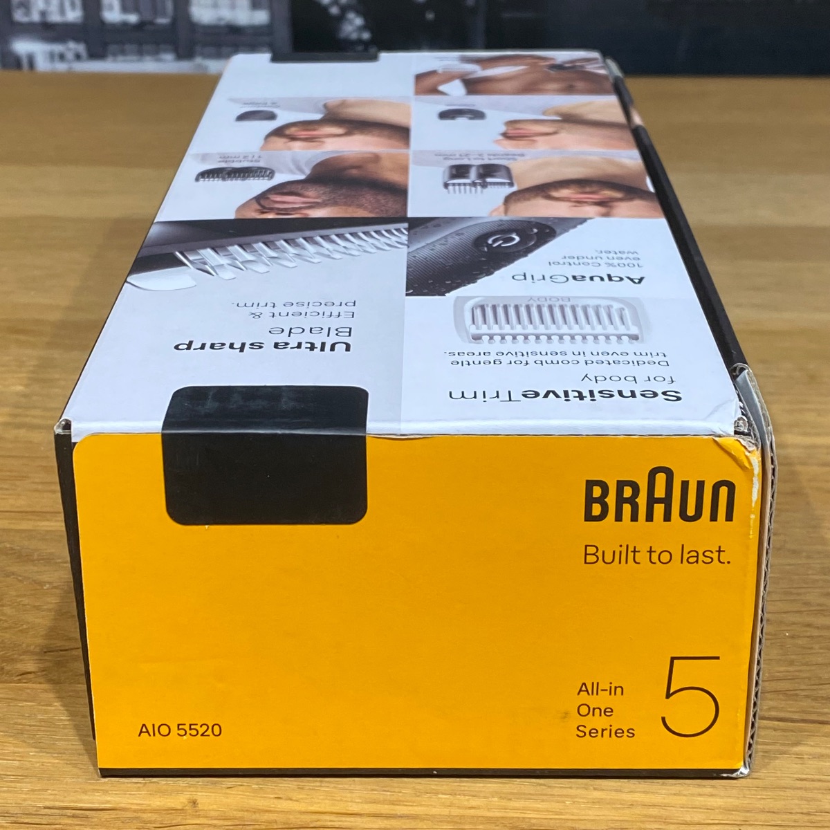 Braun All in One Series 5 7-in-1 Trimmer Face Body Aqua Grip Sensitive Origin AIO5520 8700216429733