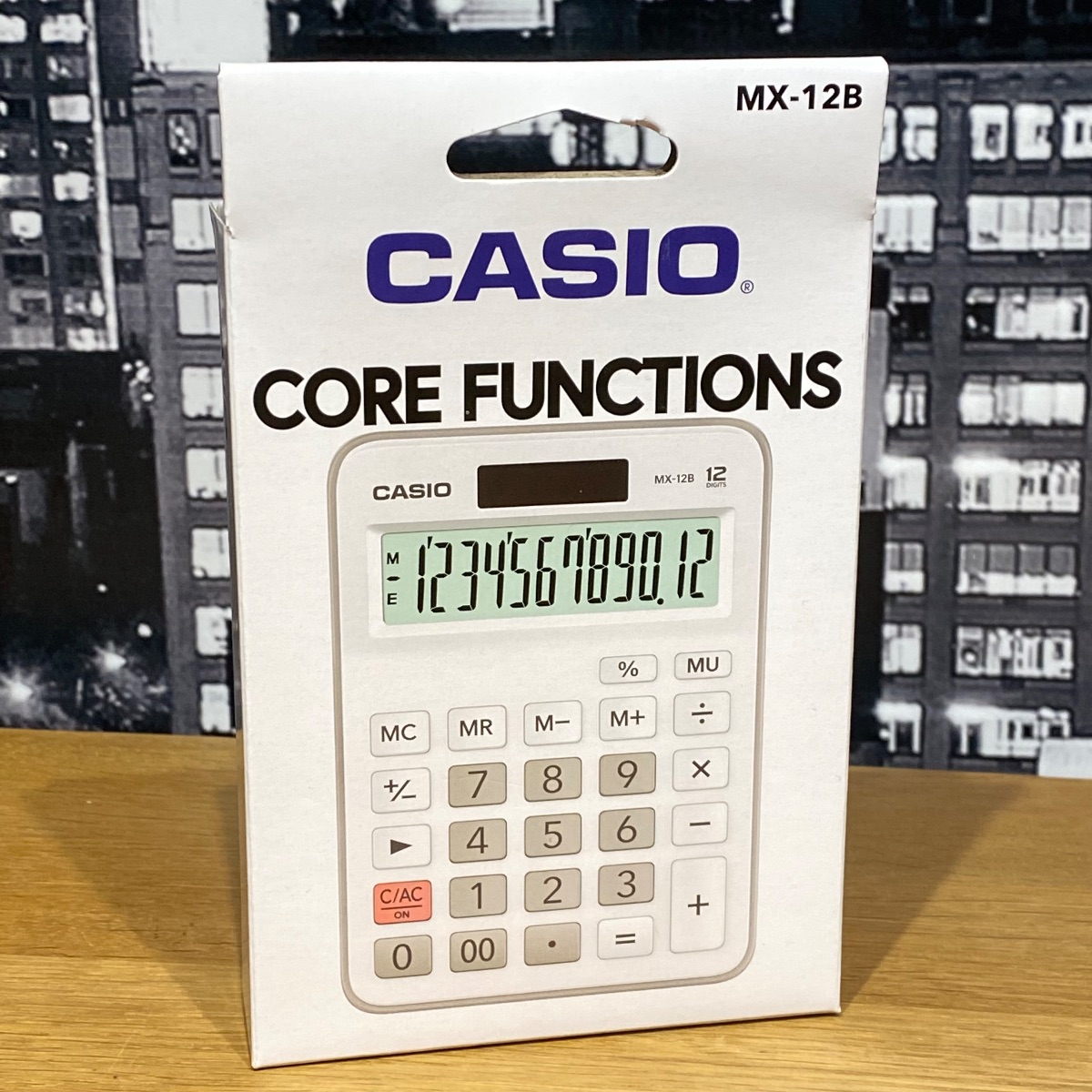 Casio MX-12 Desk Calculator 12-Digit Display Clear Successor Product MX-12B-WE-W-EC 4549526603259 Casio MX-12 Desk Calculator 12-Digit Display Clear Successor Product MX-12B-WE-W-EC 4549526603259