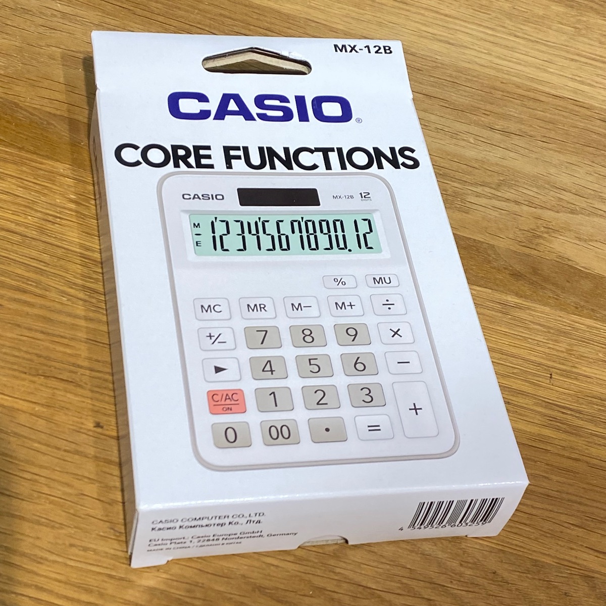 Calculatrice De Bureau Casio MX-12B 12 Chiffres Noir