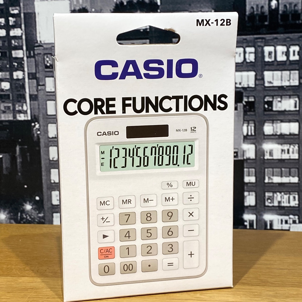 Casio MX-12 Desk Calculator 12-Digit Display Clear Successor Product MX-12B-WE-W-EC 4549526603259 Casio MX-12 Desk Calculator 12-Digit Display Clear Successor Product MX-12B-WE-W-EC 4549526603259