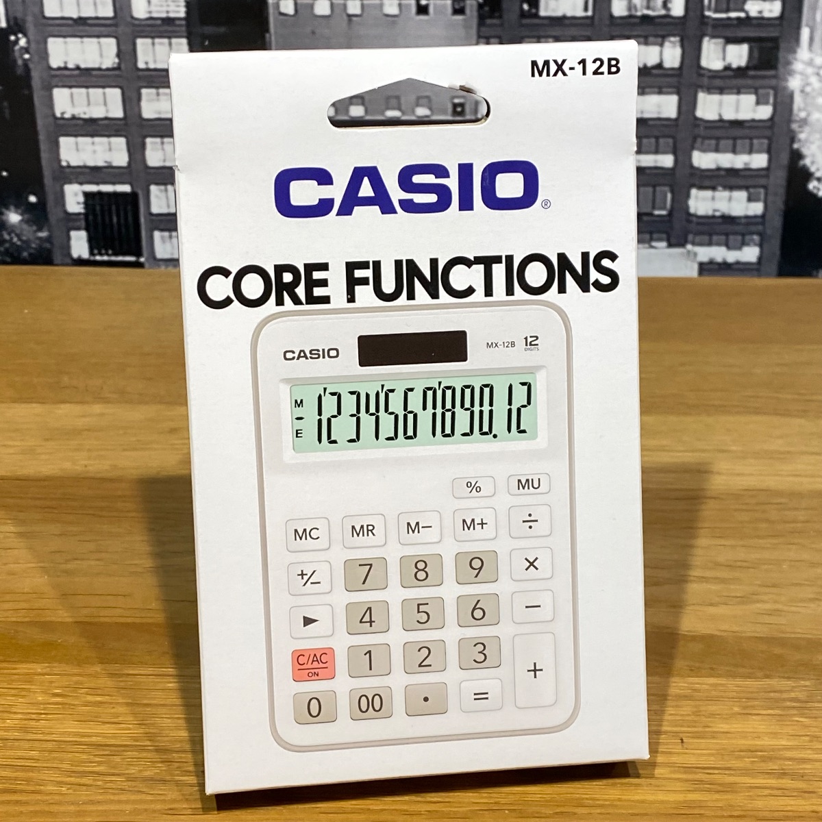 Casio MX-12 Desk Calculator 12-Digit Display Clear Successor Product MX-12B-WE-W-EC 4549526603259 Casio MX-12 Desk Calculator 12-Digit Display Clear Successor Product MX-12B-WE-W-EC 4549526603259