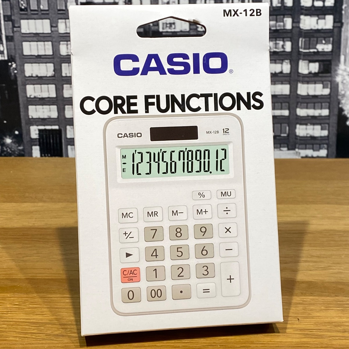 Casio MX-12 Desk Calculator 12-Digit Display Clear Successor Product MX-12B-WE-W-EC 4549526603259 Casio MX-12 Desk Calculator 12-Digit Display Clear Successor Product MX-12B-WE-W-EC 4549526603259
