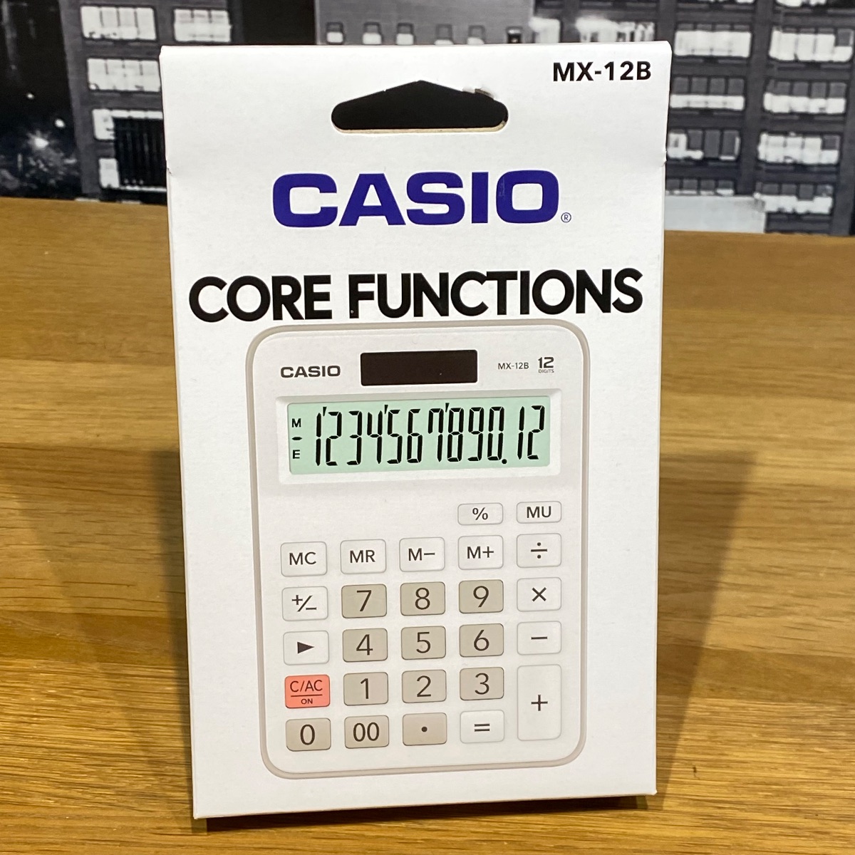 Casio MX-12 Desk Calculator 12-Digit Display Clear Successor Product MX-12B-WE-W-EC 4549526603259 Casio MX-12 Desk Calculator 12-Digit Display Clear Successor Product MX-12B-WE-W-EC 4549526603259