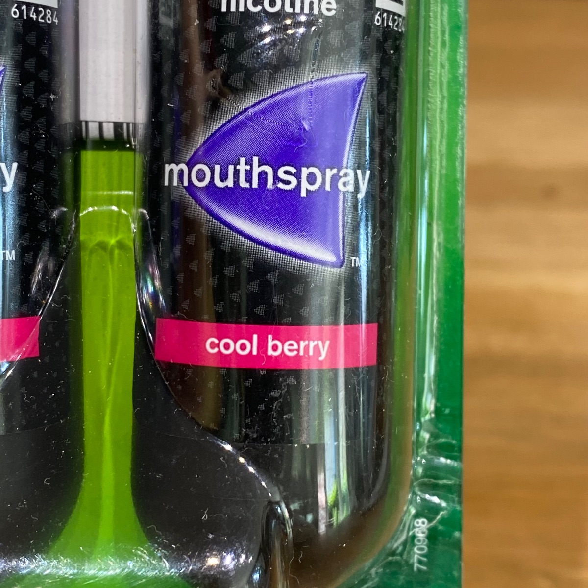 Nicorette Quickmist Cool Berry Duo Sprays Nicotine Lot 2x Mouthspray Packs
