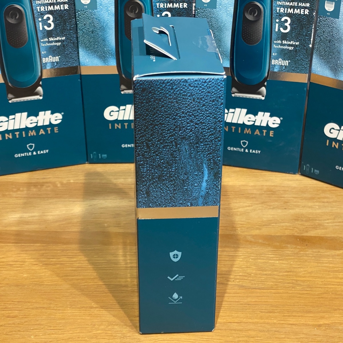 Gillette Intimate Mens Intimate Hair Trimmer i3 Waterproof New and Boxed TRIMMER 8700216074339 (Brand New)