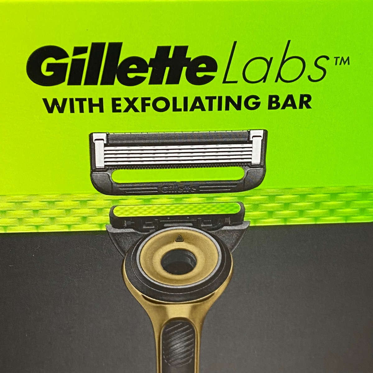 Gillette Labs Exfoliating Bar Razor Champion Gold Edition Magnetic Stand Exfoliating Bar 8700216150590