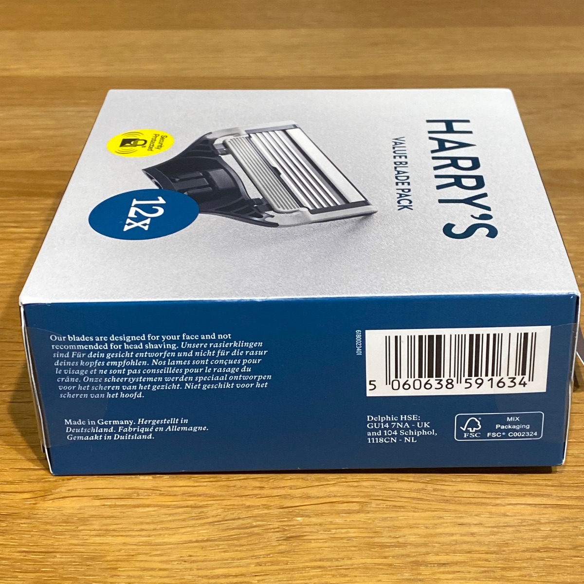 Harrys 12 x Cartridges Refill Pack 5-Blade Razors Shaver for Men 100% Original HARRYS 12 PACK 5060638591634 () Harrys 12 x Cartridges Refill Pack 5-Blade Razors Shaver for Men 100% Original HARRYS 12 PACK 5060638591634 ()
