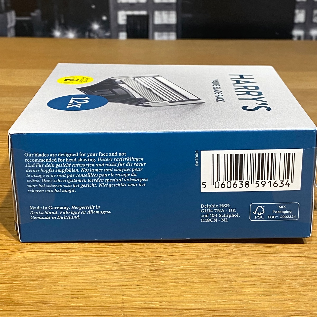 Harrys 12 x Cartridges Refill Pack 5-Blade Razors Shaver for Men 100% Original HARRYS 12 PACK 5060638591634 () Harrys 12 x Cartridges Refill Pack 5-Blade Razors Shaver for Men 100% Original HARRYS 12 PACK 5060638591634 ()