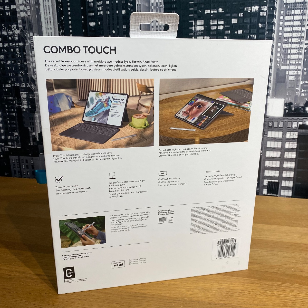 Logitech Combo Touch Keyboard Case iPad Pro 13-inch (M4) Graphite 100% Original HRH52B/A 5099206123014 (Brand New)