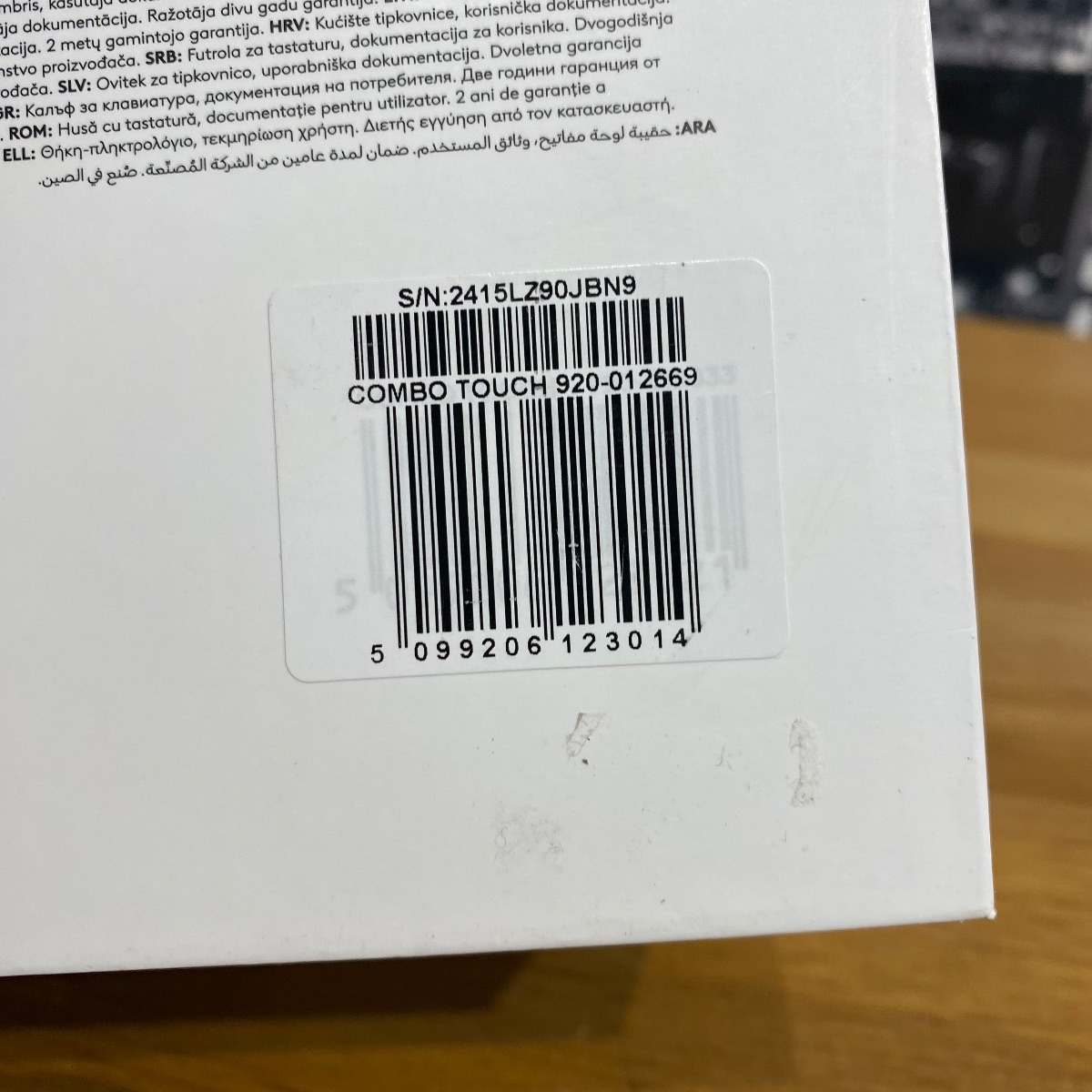 Logitech Combo Touch Keyboard Case iPad Pro 13-inch (M4) Graphite 100% Original HRH52B/A 5099206123014 (Brand New)