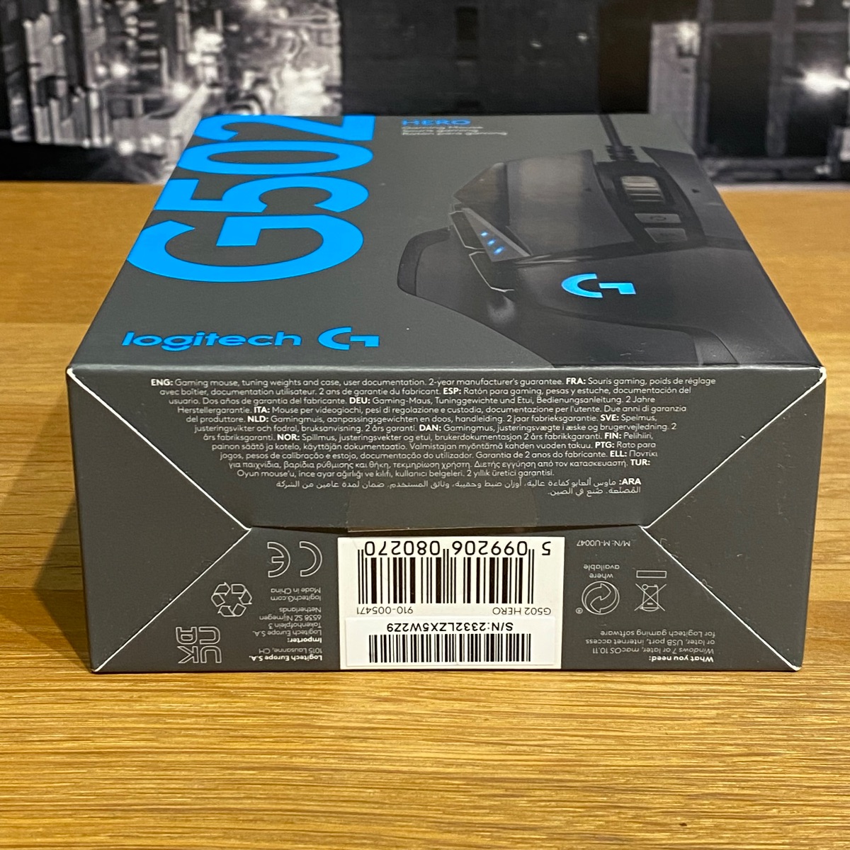 Logitech G502 Hero High Performance Wired Gaming Mouse - Black 100% Original 910004617 5099206080270 (Brand New)