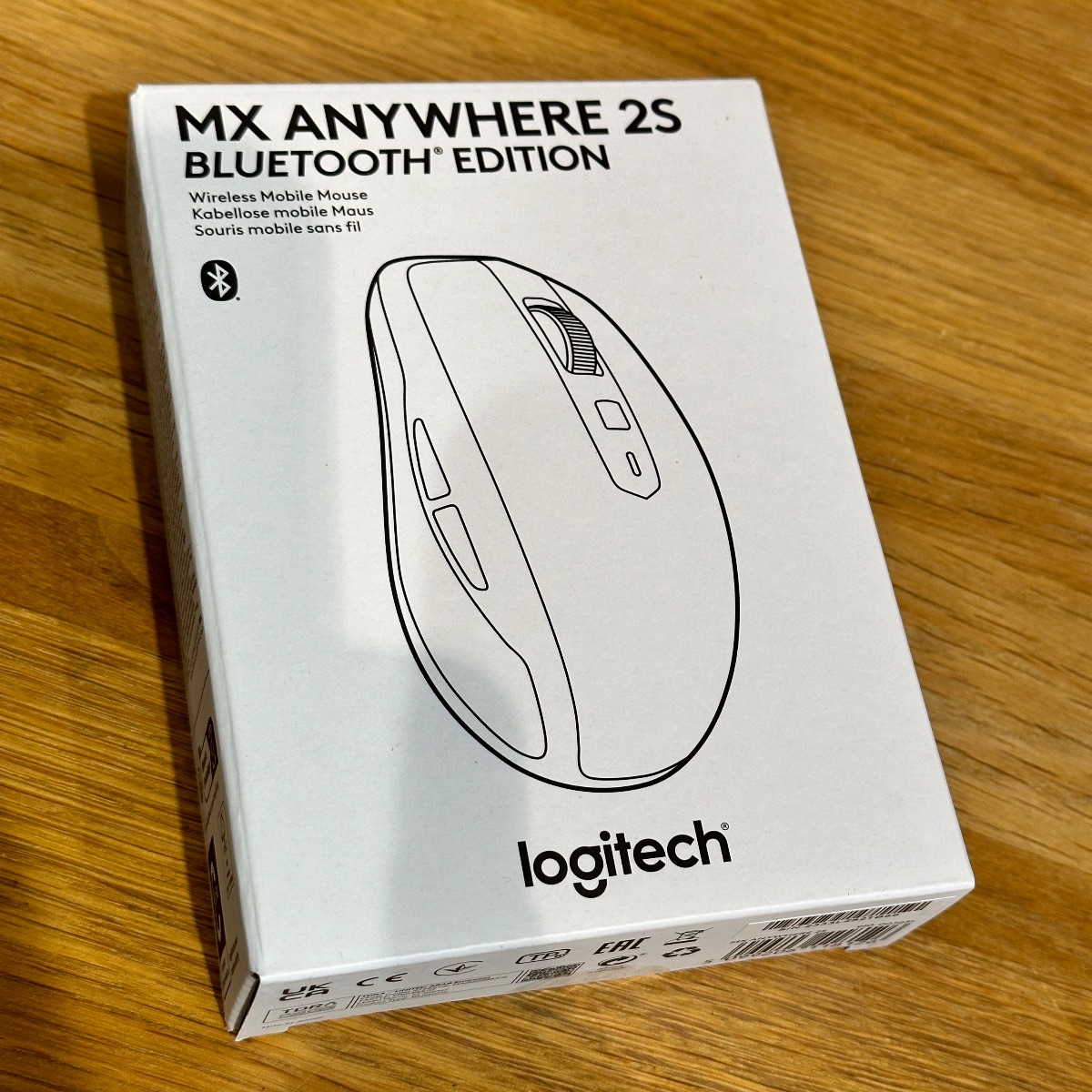 Logitech MX Anywhere 2S Mouse Wireless Mobile Bluetooth Rechargeable Battery 910007231 5099206118126 (Brand New)