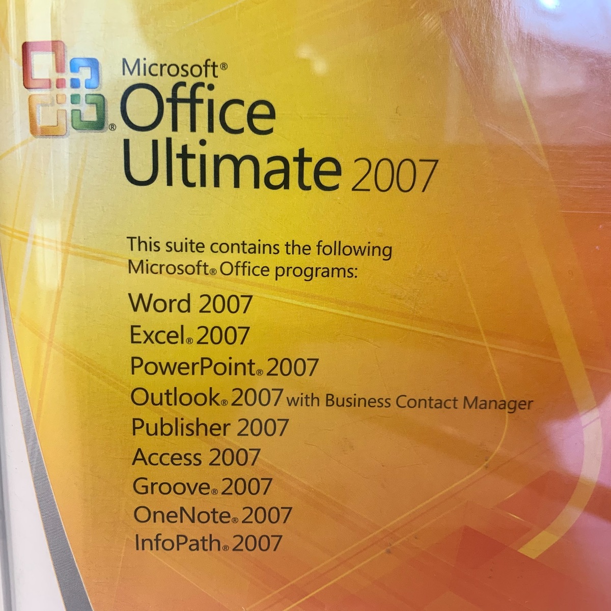 Microsoft Office 2007 Ultimate for Windows 10 8 7 Word Excel PowerPoint Outlook 76H-00299 882224214230 (Previously Used)