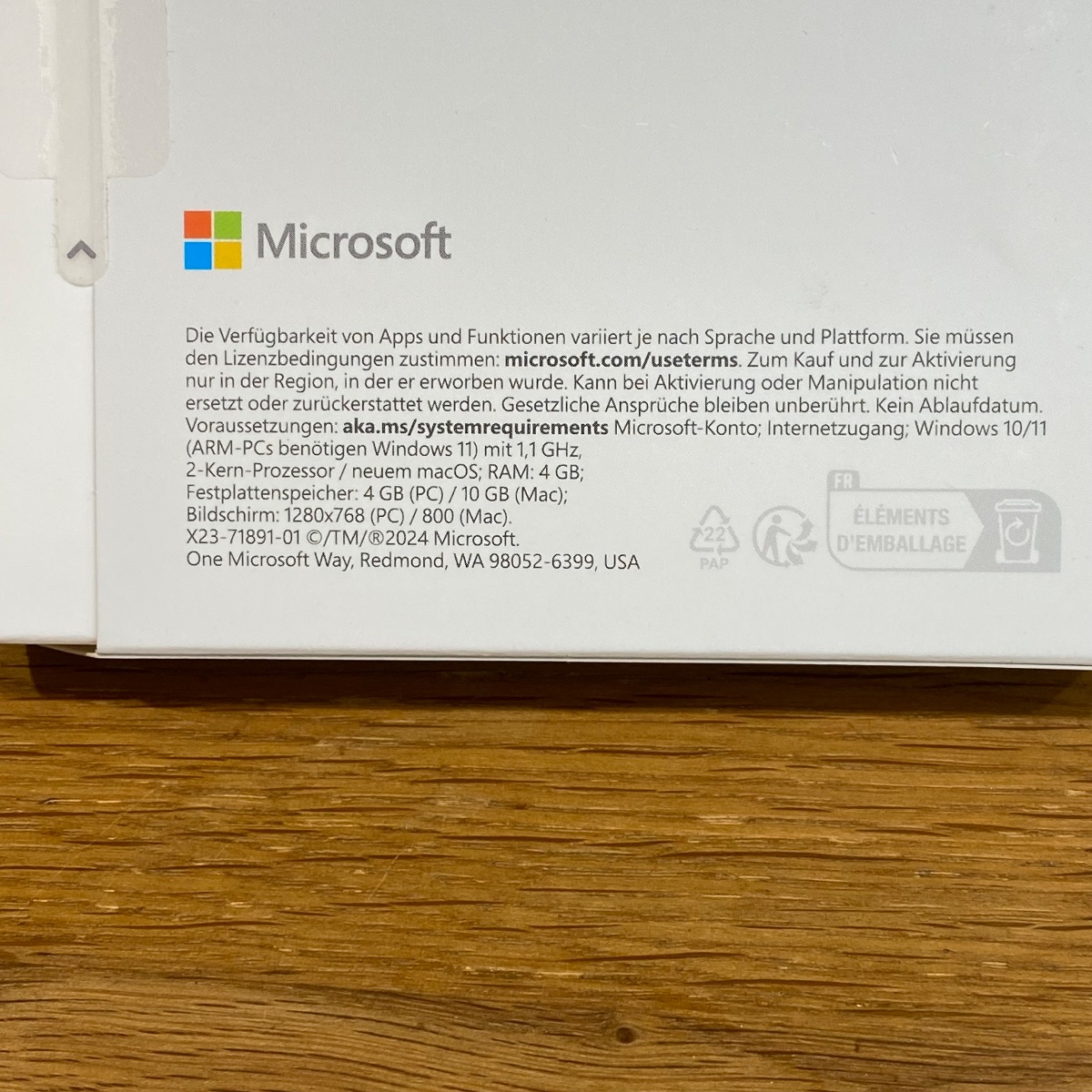 Microsoft Office 2024 Home Business German Lifetime PC/Mac Word Excel Outlook