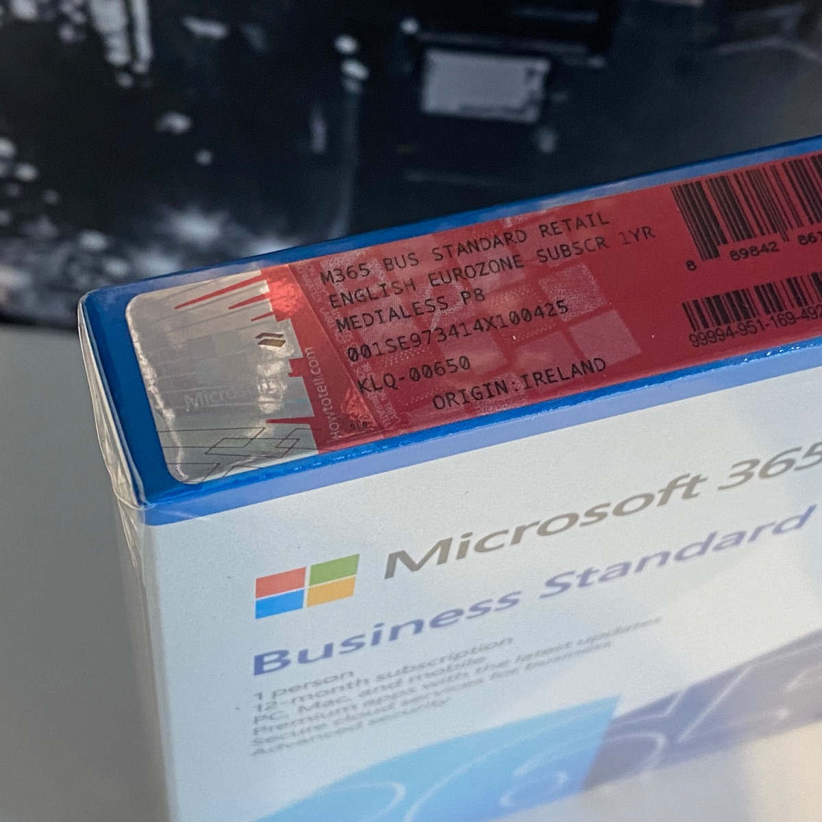 Microsoft Office 365 Business Standard Subscription Word Excel Outlook Sealed KLQ-00650 889842861259 (Brand New & Sealed)