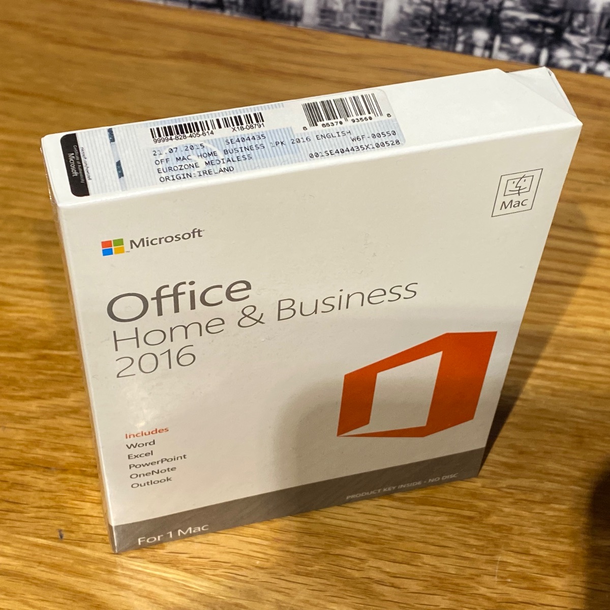 Microsoft Office Home Business 2016 MAC Word Excel Outlook Genuine Sealed W6F-00550 885370935608 (Brand New & Sealed)