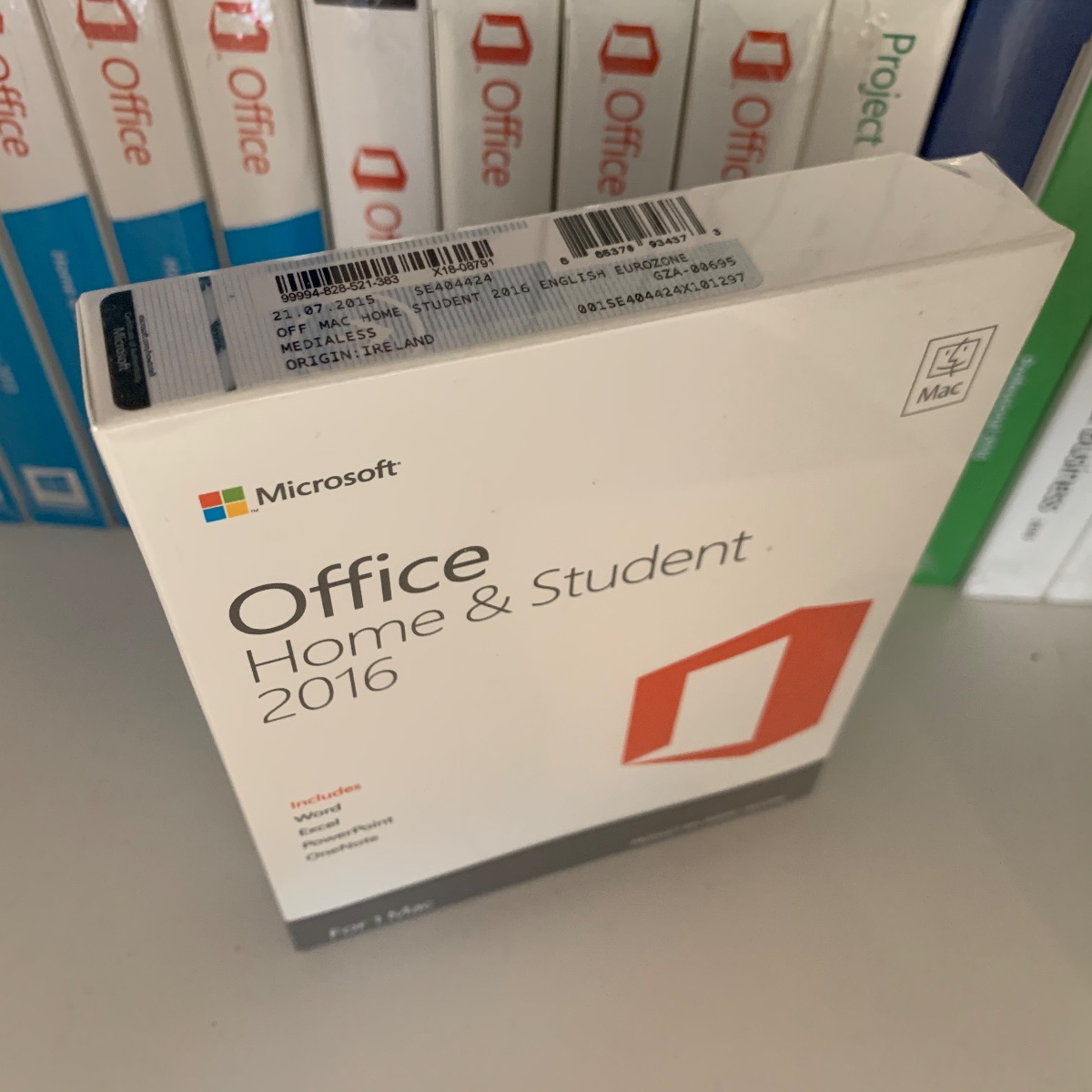 Microsoft Office 2016 Home Student 1 MAC - Word, Excel, PowerPoint 100% Genuine GZA-00695 885370934373 (Brand New & Sealed)