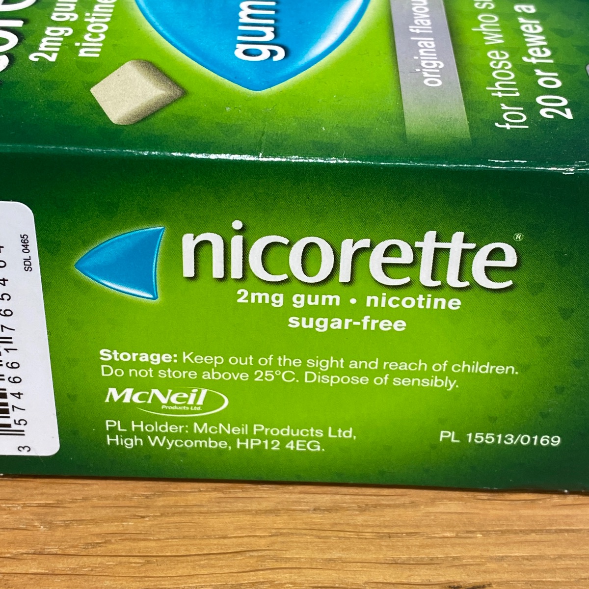 Nicorette 2mg Chewing Gum Nicotine x 105 Pieces Sugar-Free (Original Flavor) NICORETTE CHEWING GUM 3574660413052 ()