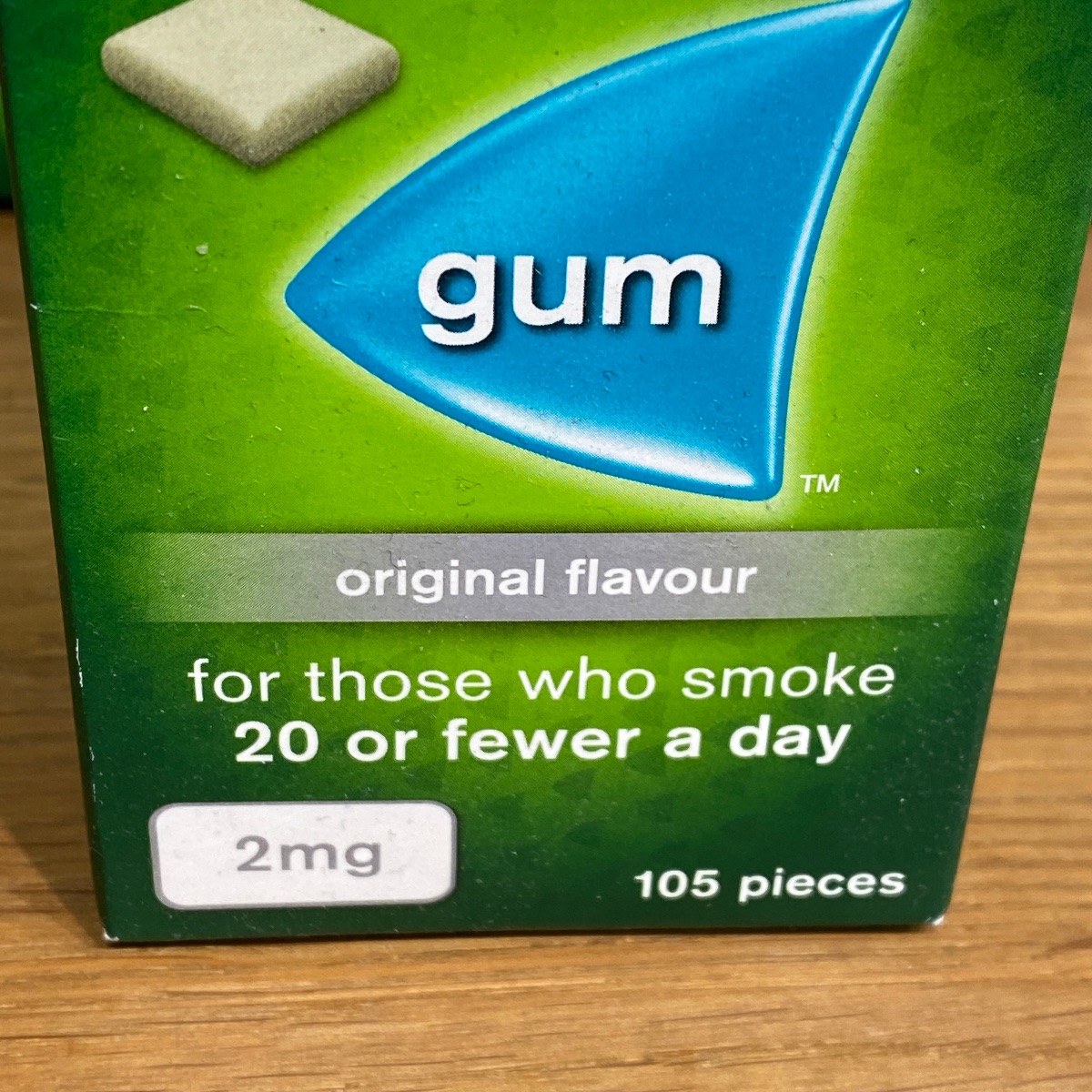 Nicorette 2mg Chewing Gum Nicotine x 105 Pieces Sugar-Free (Original Flavor) NICORETTE CHEWING GUM 3574660413052 ()