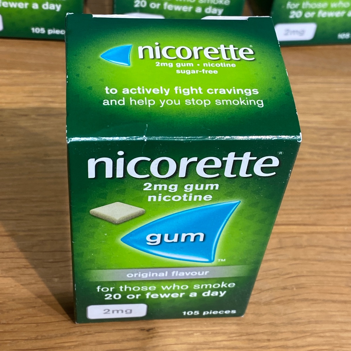 Nicorette 2mg Chewing Gum Nicotine x 105 Pieces Sugar-Free (Original Flavor) NICORETTE CHEWING GUM 3574660413052 ()