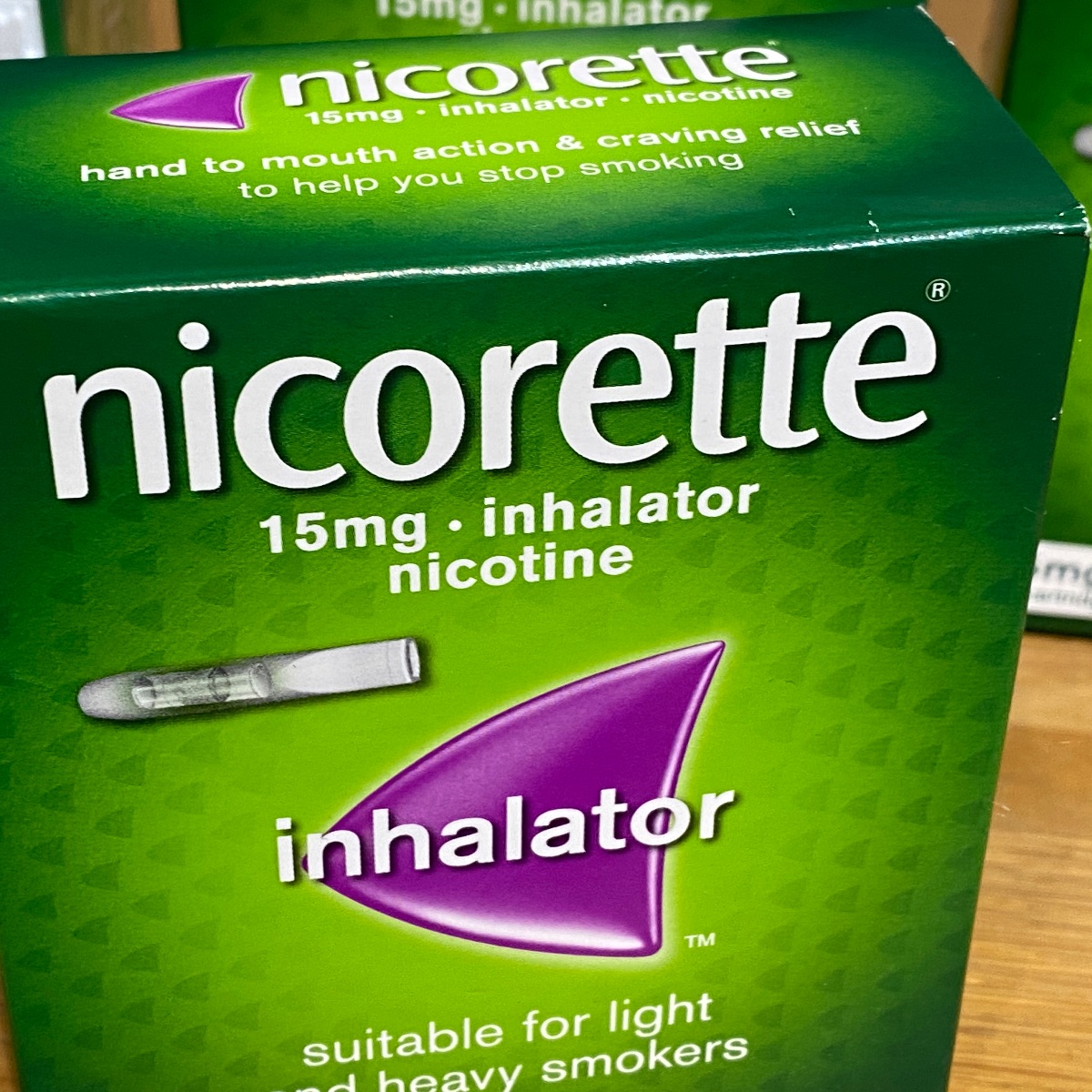 Nicorette Inhalator Nicotine 15mg Stop Smoking Aid x 20 Cartridges 824465 3574660635607 (Brand New)