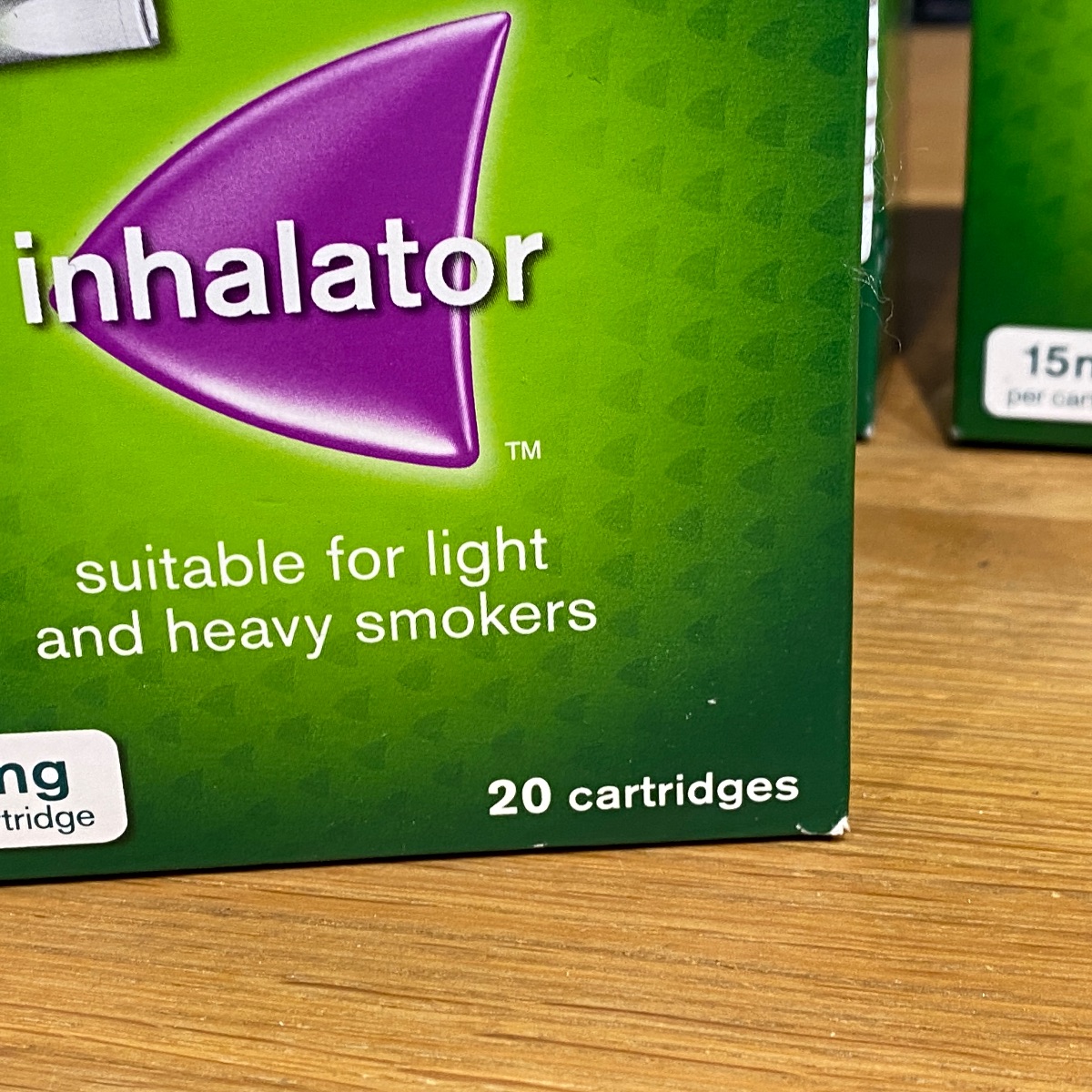 Nicorette Inhalator Nicotine 15mg Stop Smoking Aid x 20 Cartridges 824465 3574660635607 (Brand New)