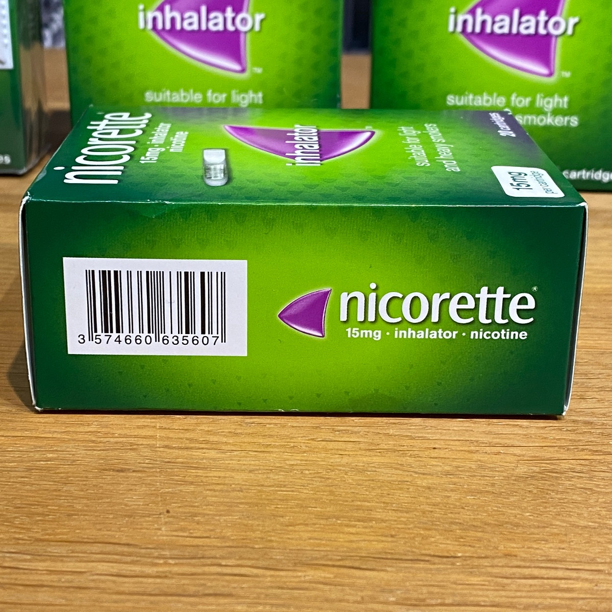 Nicorette Inhalator Nicotine 15mg Stop Smoking Aid x 20 Cartridges 824465 3574660635607 (Brand New)