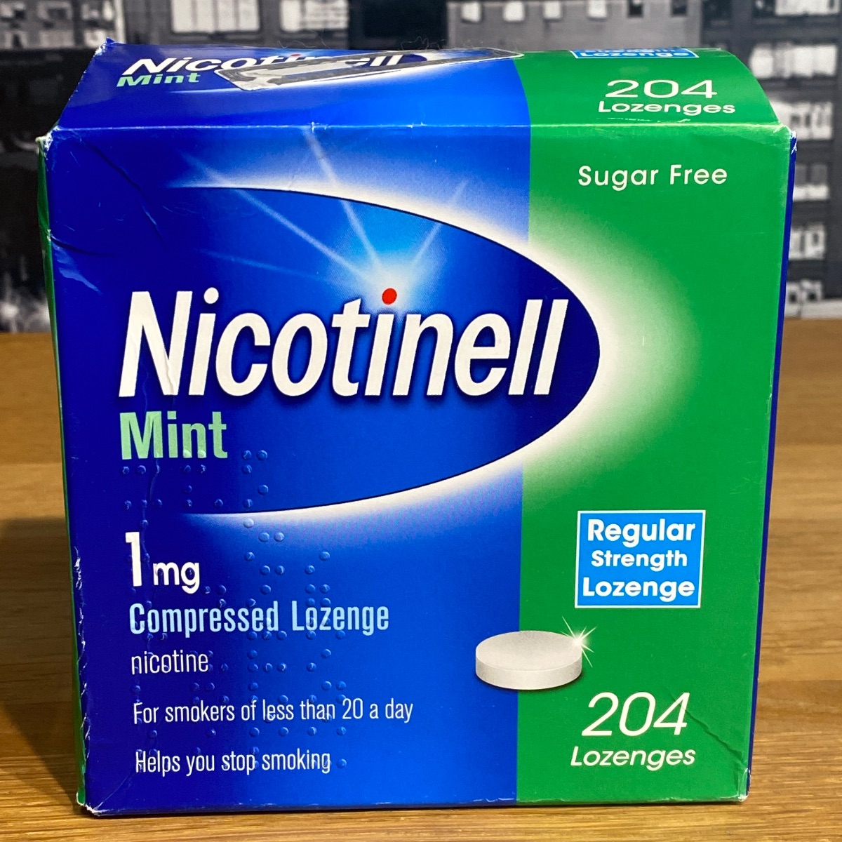 Nicotinell Mint 1mg Compressed Lozenge 204 Pieces NICOTINELL LOZENGE 5054563904393 (Brand New)