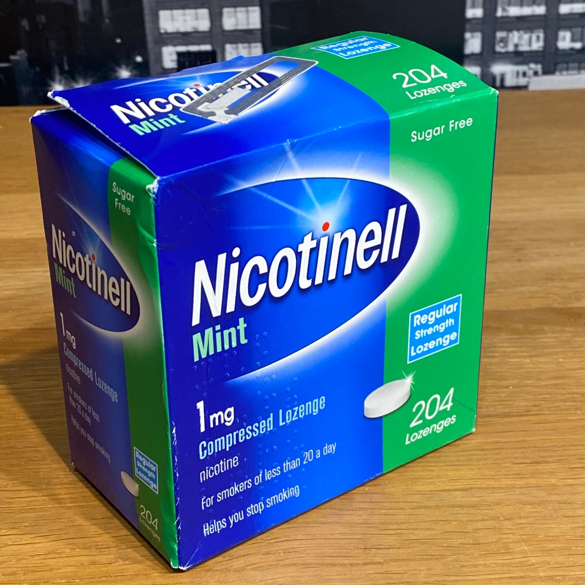 Nicotinell Mint 1mg Compressed Lozenge 204 Pieces NICOTINELL LOZENGE 5054563904393 (Brand New)