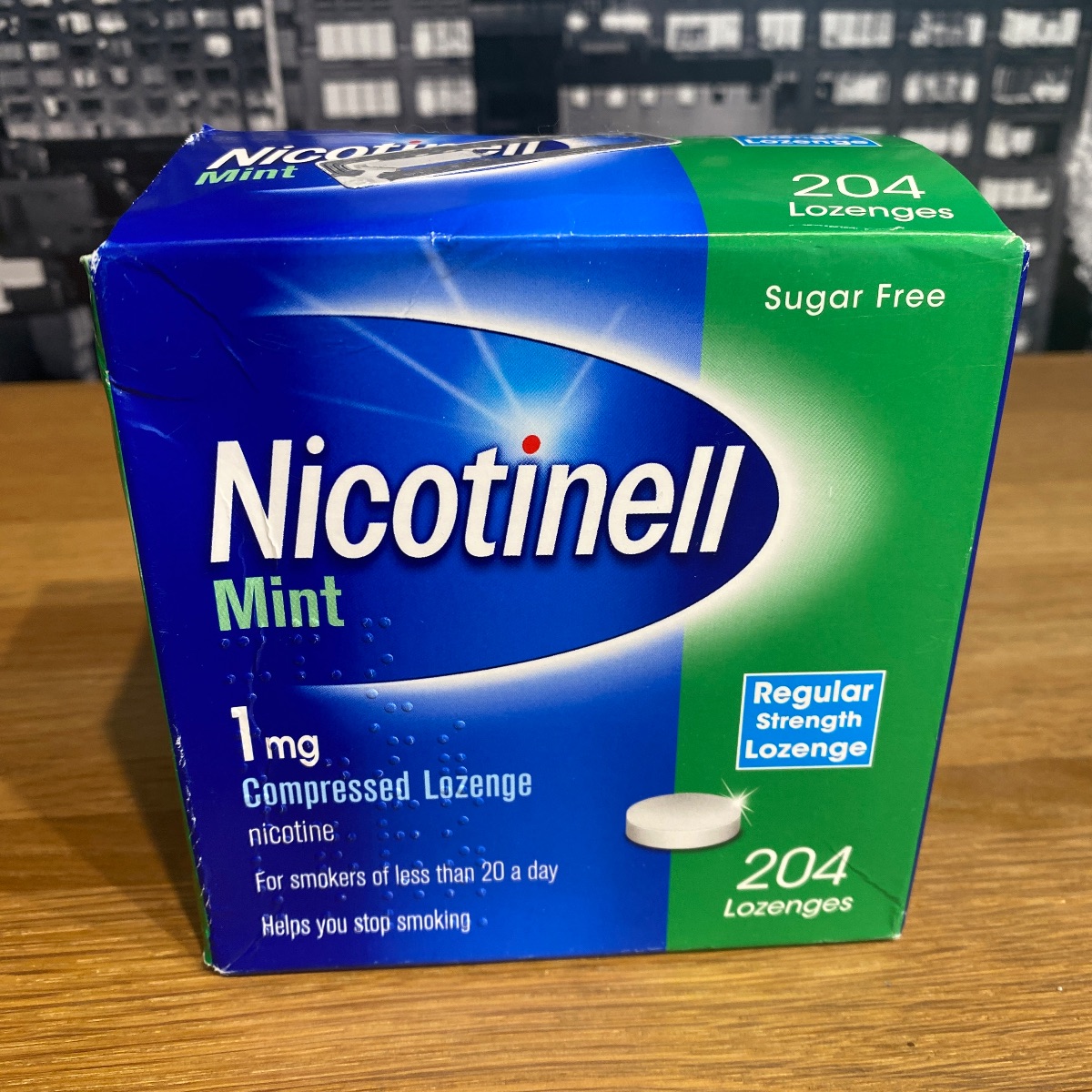 Nicotinell Mint 1mg Compressed Lozenge 204 Pieces NICOTINELL LOZENGE 5054563904393 (Brand New)