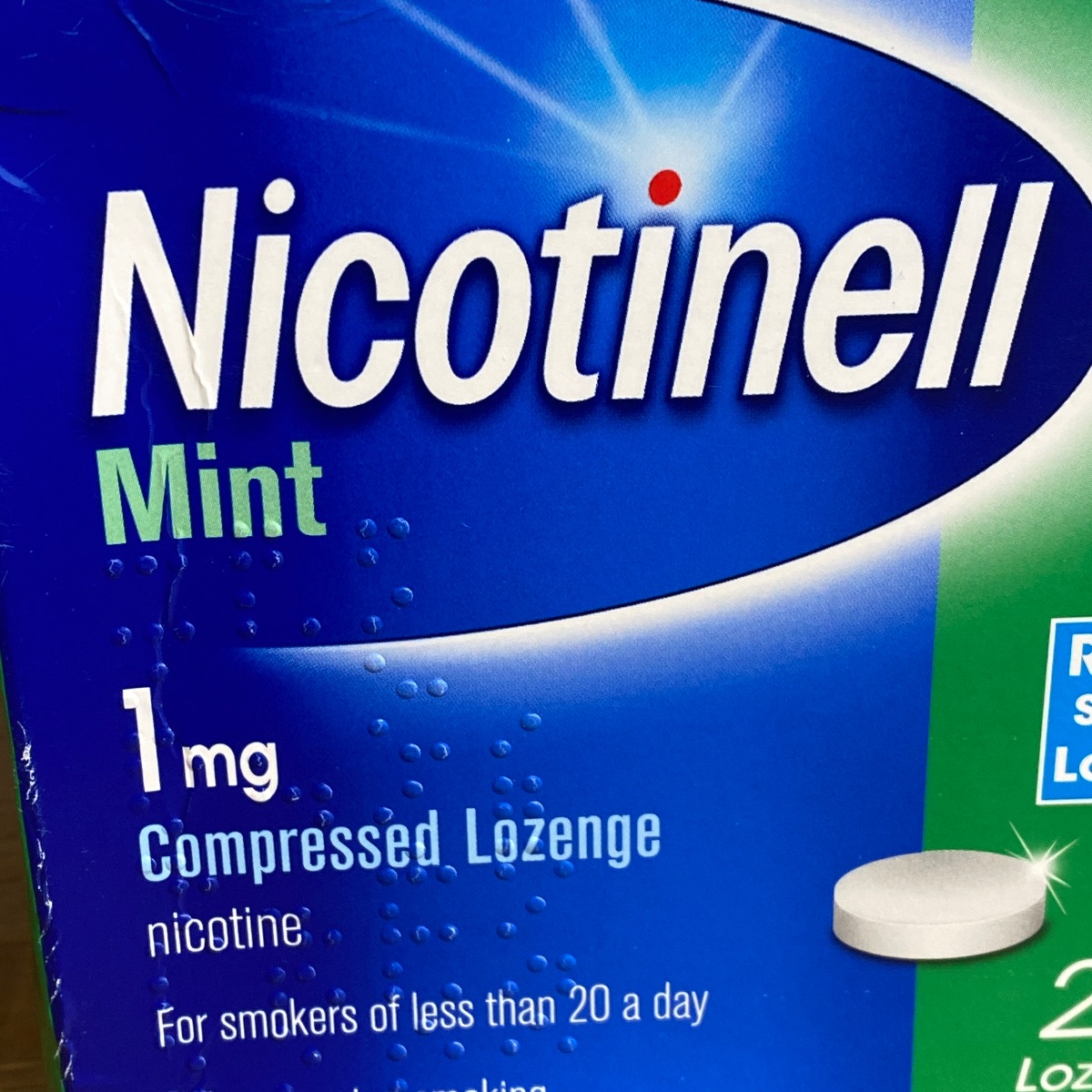 Nicotinell Mint 1mg Compressed Lozenge 204 Pieces NICOTINELL LOZENGE 5054563904393 (Brand New)