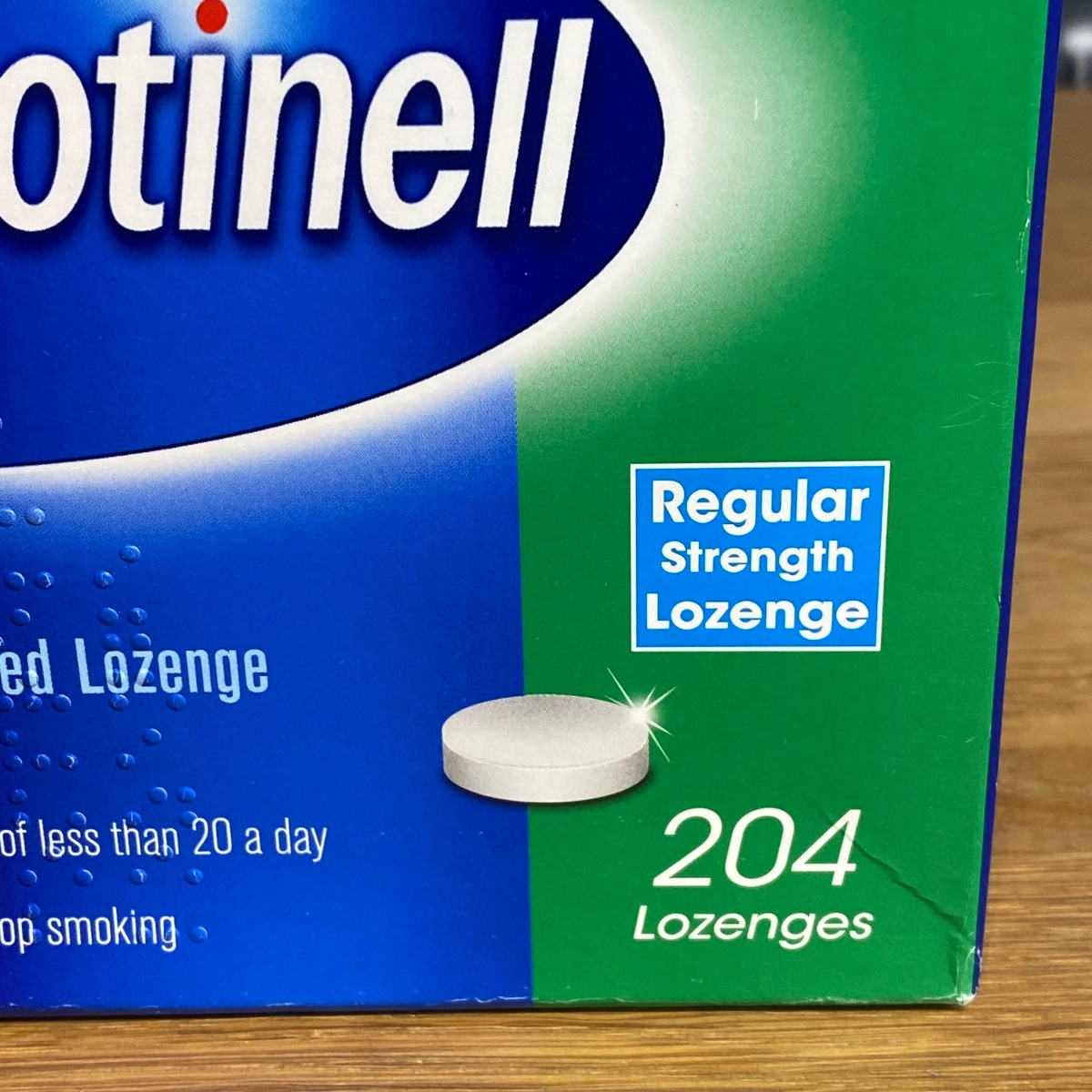 Nicotinell Mint 1mg Compressed Lozenge 204 Pieces NICOTINELL LOZENGE 5054563904393 (Brand New)