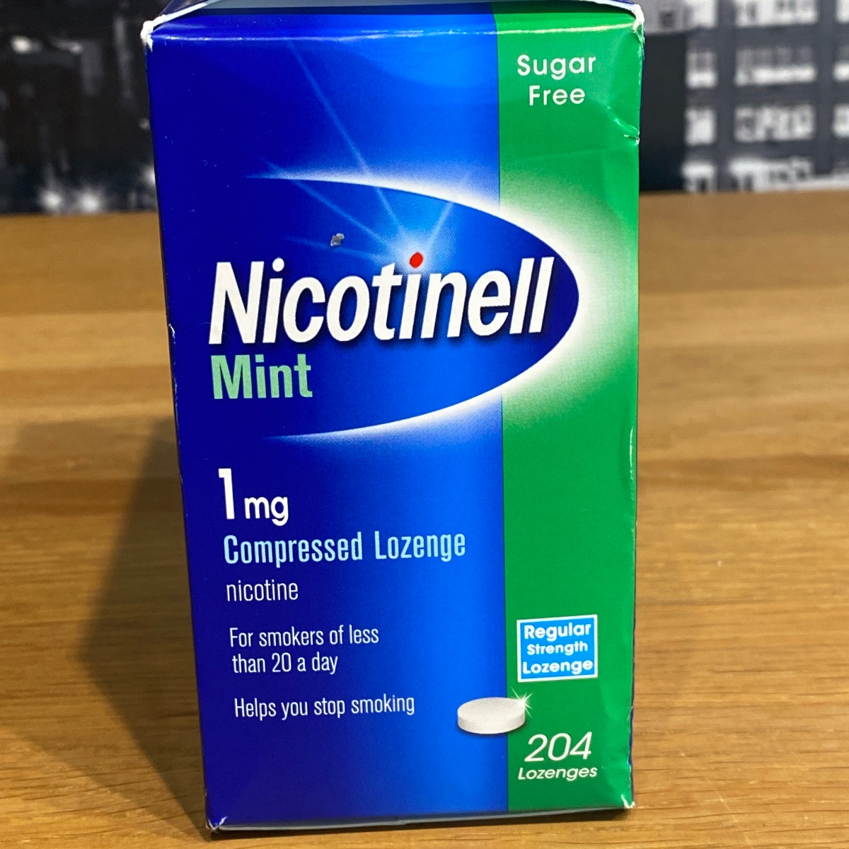 Nicotinell Mint 1mg Compressed Lozenge 204 Pieces NICOTINELL LOZENGE 5054563904393 (Brand New)