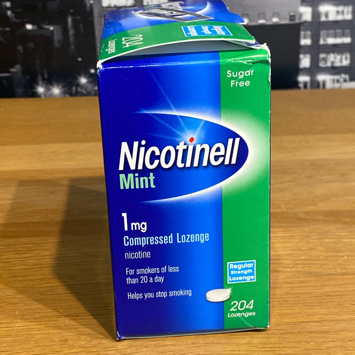 Nicotinell Mint 1mg Compressed Lozenge 204 Pieces NICOTINELL LOZENGE 5054563904393 (Brand New)