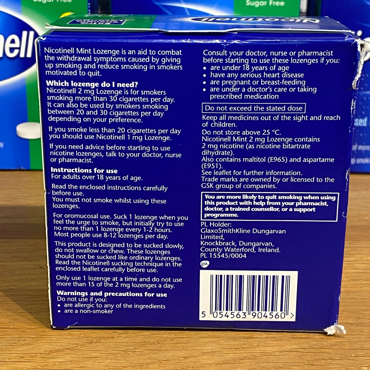 Nicotinell Mint Flavour Sugar Free Lozenge EXTRA STREGTH Lozenges NICOTINELL LOZENGE 5054563904560 (Brand New) Nicotinell Mint Flavour Sugar Free Lozenge EXTRA STREGTH Lozenges NICOTINELL LOZENGE 5054563904560 (Brand New)
