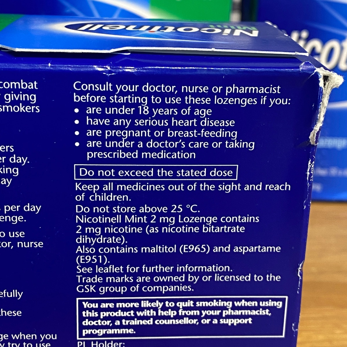 Nicotinell Mint Flavour Sugar Free Lozenge EXTRA STREGTH Lozenges NICOTINELL LOZENGE 5054563904560 (Brand New) Nicotinell Mint Flavour Sugar Free Lozenge EXTRA STREGTH Lozenges NICOTINELL LOZENGE 5054563904560 (Brand New)