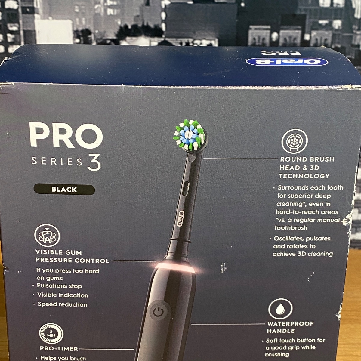 Oral-B Pro Series 3 Electric Toothbrush Duo Edition Black and Pink 100% Original TOOTHBRUSH 4210201337997 (Brand New)