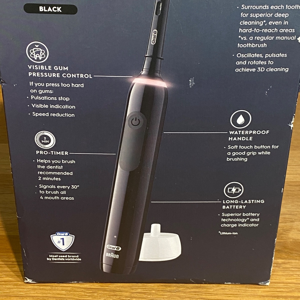 Oral-B Pro Series 3 Electric Toothbrush Duo Edition Black and Pink 100% Original TOOTHBRUSH 4210201337997 (Brand New)