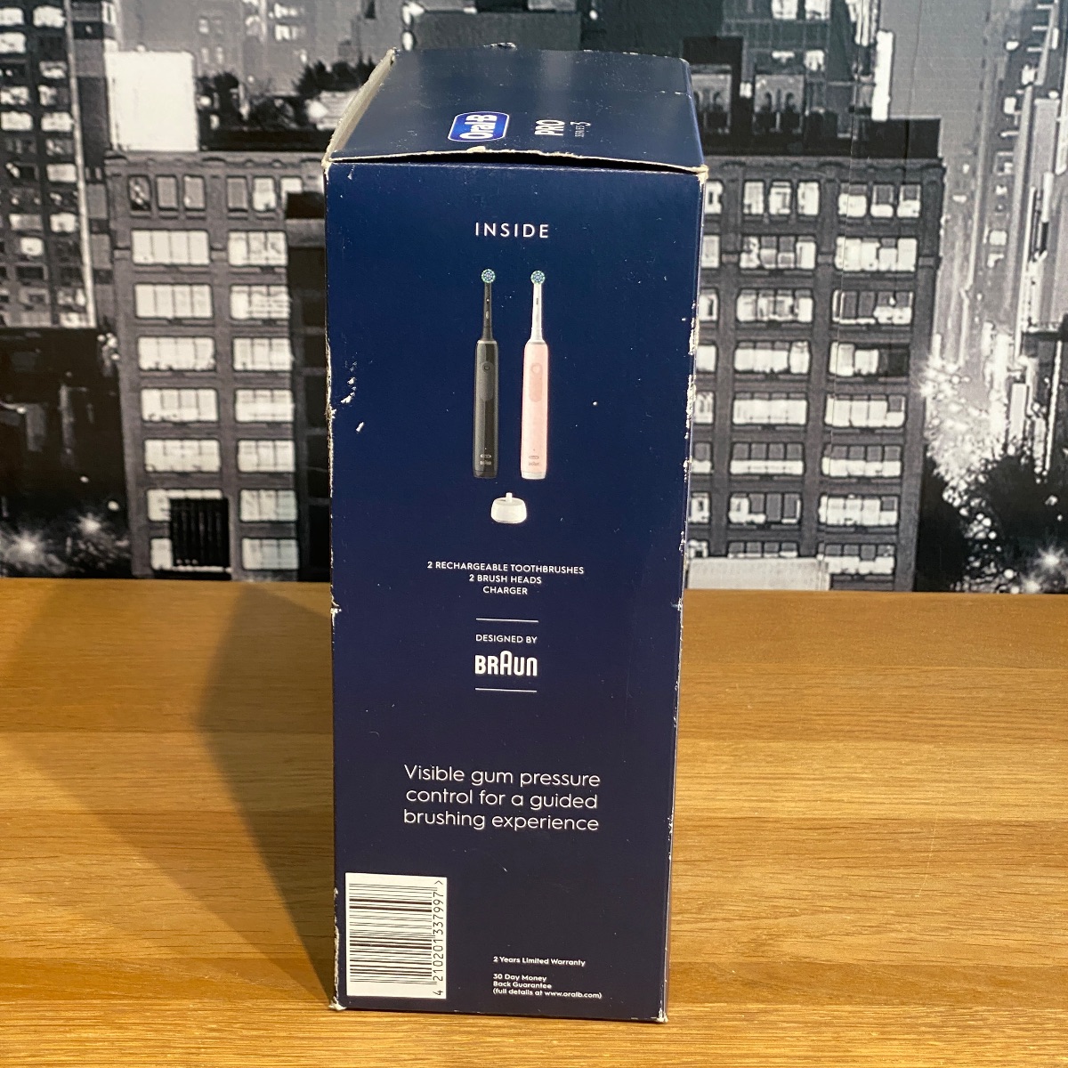 Oral-B Pro Series 3 Electric Toothbrush Duo Edition Black and Pink 100% Original TOOTHBRUSH 4210201337997 (Brand New)