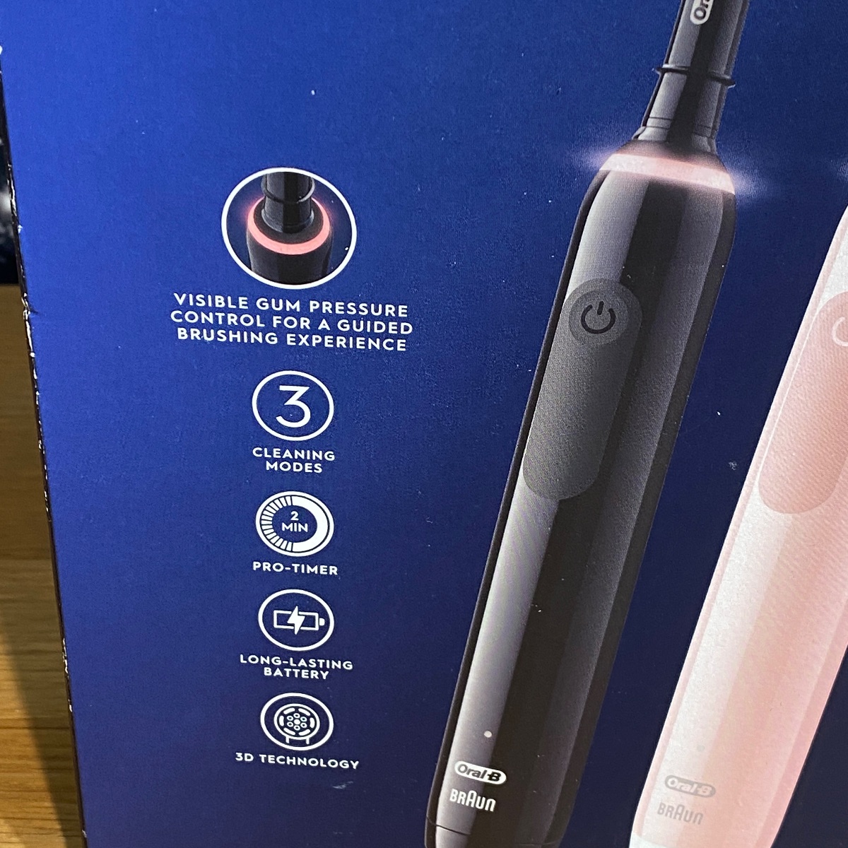 Oral-B Pro Series 3 Electric Toothbrush Duo Edition Black and Pink 100% Original TOOTHBRUSH 4210201337997 (Brand New)