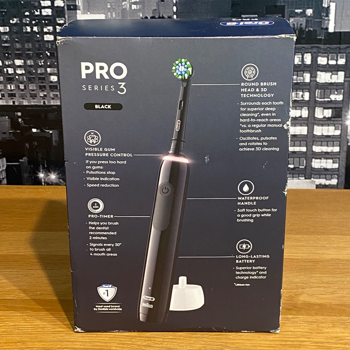Oral-B Pro Series 3 Electric Toothbrush Duo Edition Black and Pink 100% Original TOOTHBRUSH 4210201337997 (Brand New)