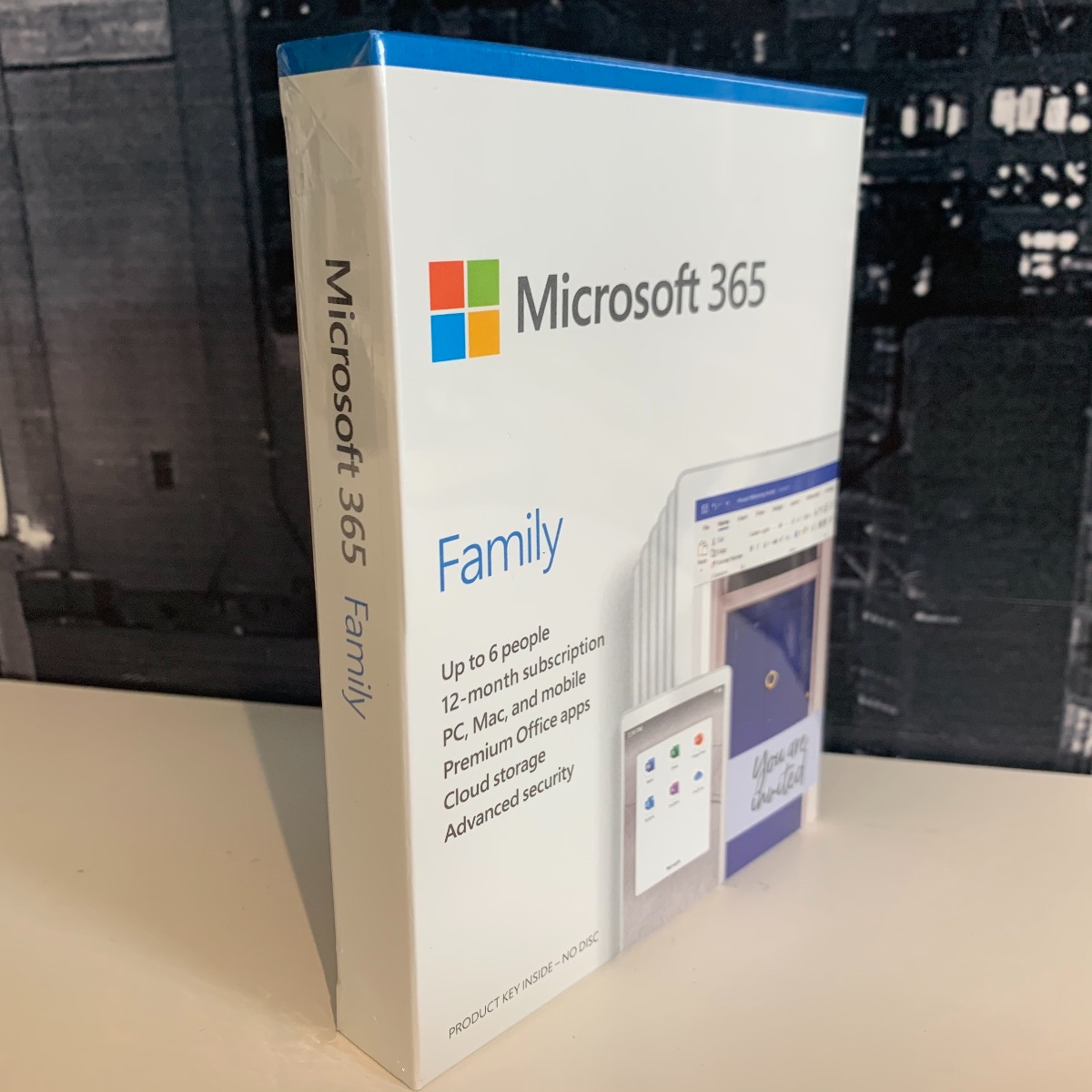 Original Microsoft Office 365 Family 6-User 1 Year Subscription 100% Genuine 6GQ-01150 889842469912 (Brand New & Sealed)