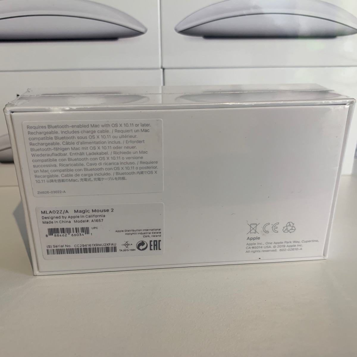 🟢 Apple Magic Mouse 2 Wireless White Silver iMac Macbook Sealed
