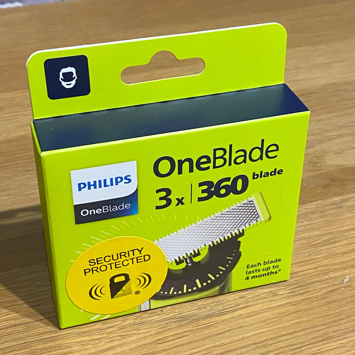 ???? Philips OneBlade 360 Pack of 3 x Replacement Blades Shaver Trimmer New Seal QP410/50 8710103997122 (Brand New)