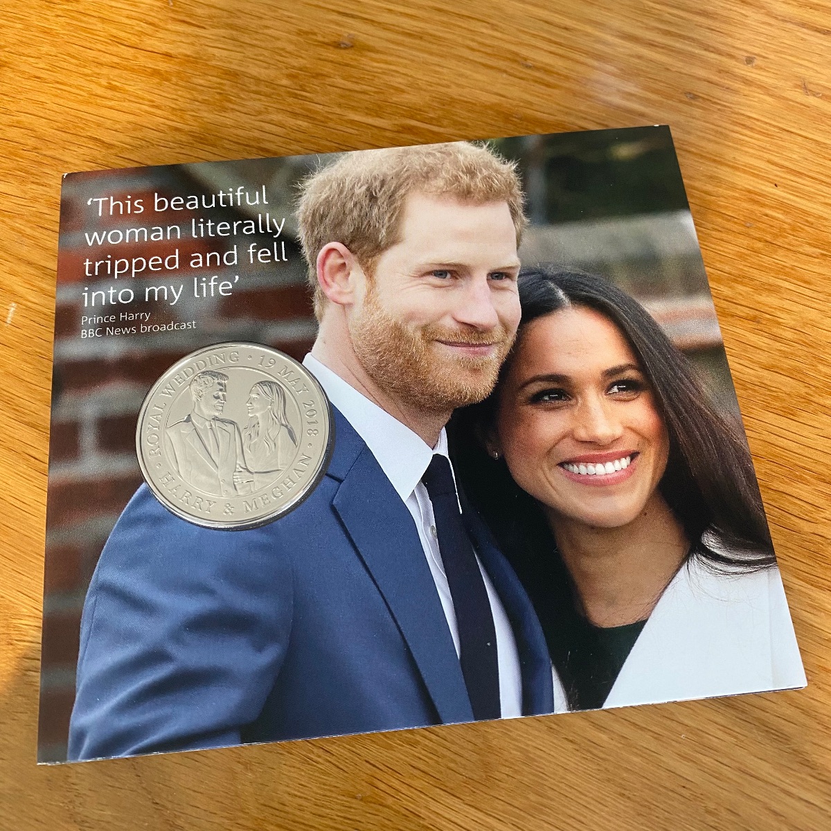 Prince Harry Meghan Markle Wedding Royal Mint £5 Coin 2018 Original 2018  (Brand New & Sealed)