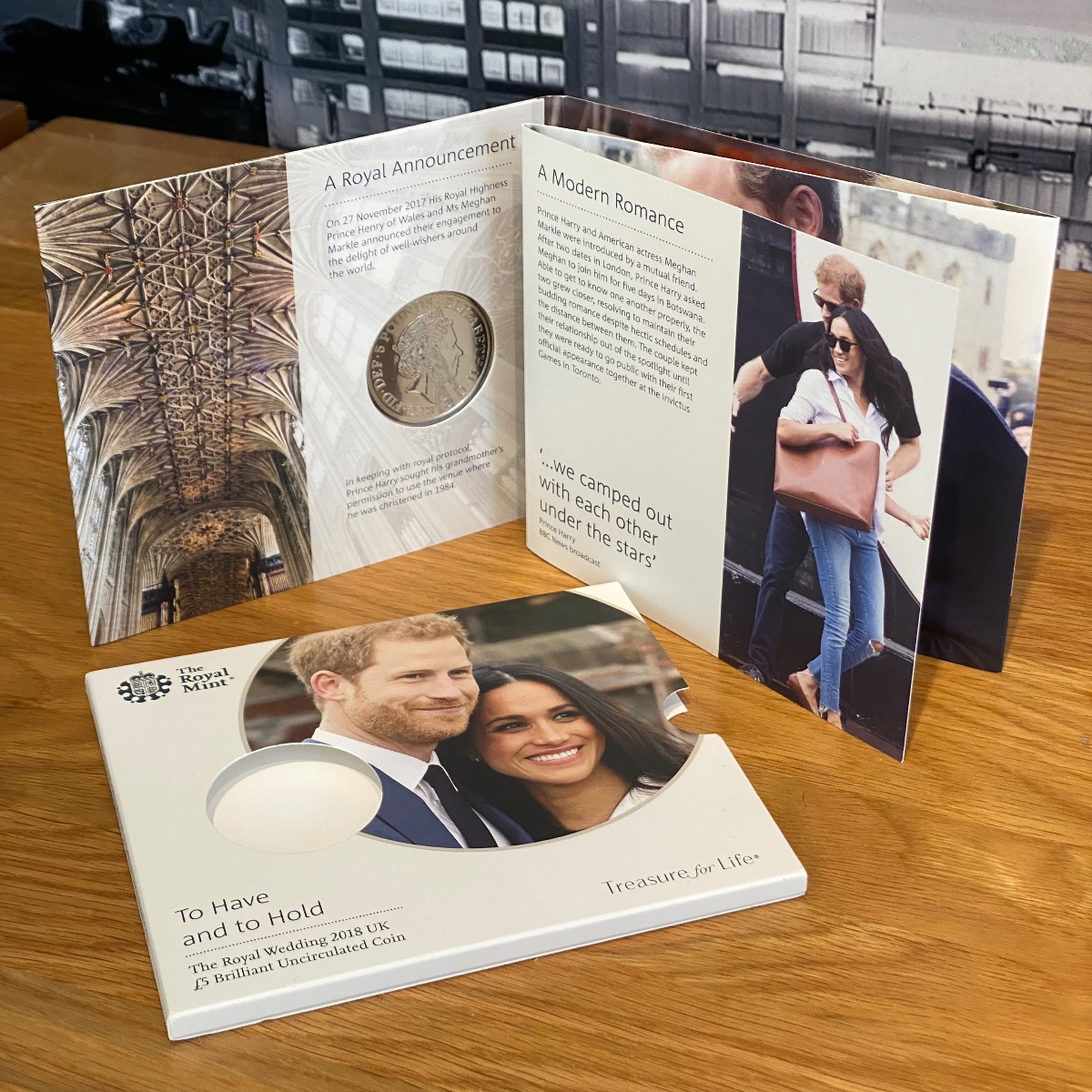 Prince Harry Meghan Markle Wedding Royal Mint £5 Coin 2018 Original 2018  (Brand New & Sealed)